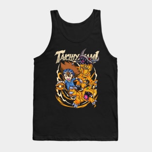 Taichi Yagami x Agumon and greymon Tank Top